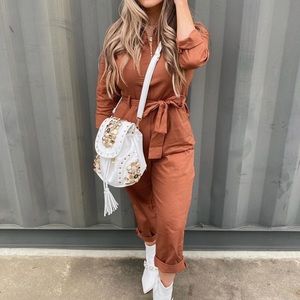 Lulu’s Brown Jumpsuit